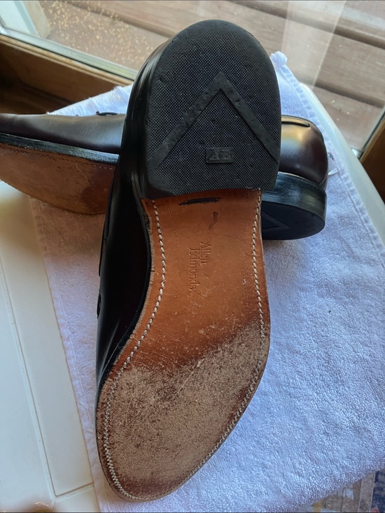 Allen Edmonds Men’s Sz 11 Grayson Tassel Burgundy Slip on Loafers made in USA main image 6